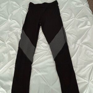 Women's Black and Gray Leggings